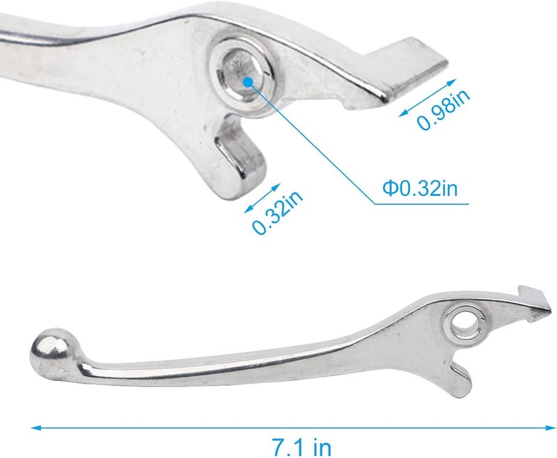Minho Mini Bike Silver Left Disc Brake Lever for 50CC-125CC Chinese Pit Dirt Bike Motorcycle Scooter Bicycle Parts - Image 3